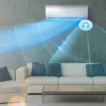 Haier Split Expert Nordic AS25 varmepumpe  sensor