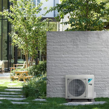 Daikin Perfera 25 Varmepumpe Gulvmodel showroom