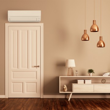 Mitsubishi MSZ-FT25 luft til luft varmepumpe showroom