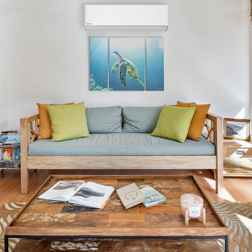 Panasonic HZ25XKE-5 Nordic Bluefin varmepumpe showroom