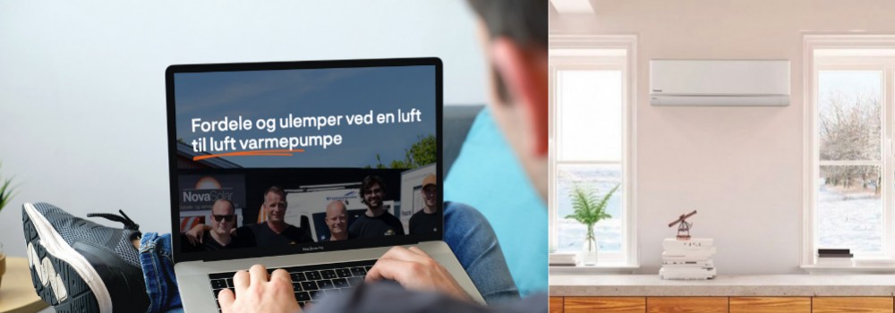 Fordele og ulemper ved en luft til luft-varmepumpe [2024]