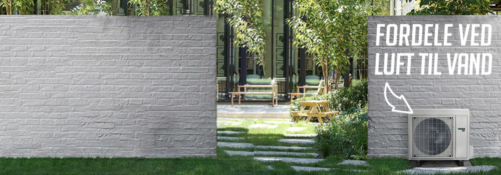 7 gode fordele ved luft til vand varmepumper