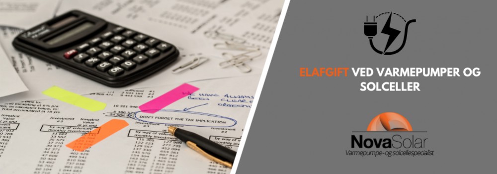 Elafgift ved varmepumper og solceller 2024