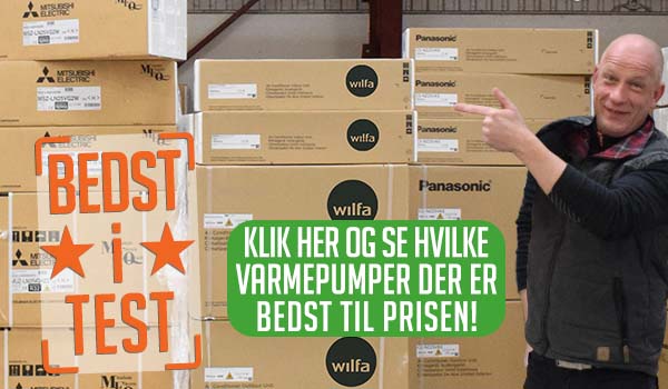 Bedst I test, hvilken varmepumpe er bedst til prisen?